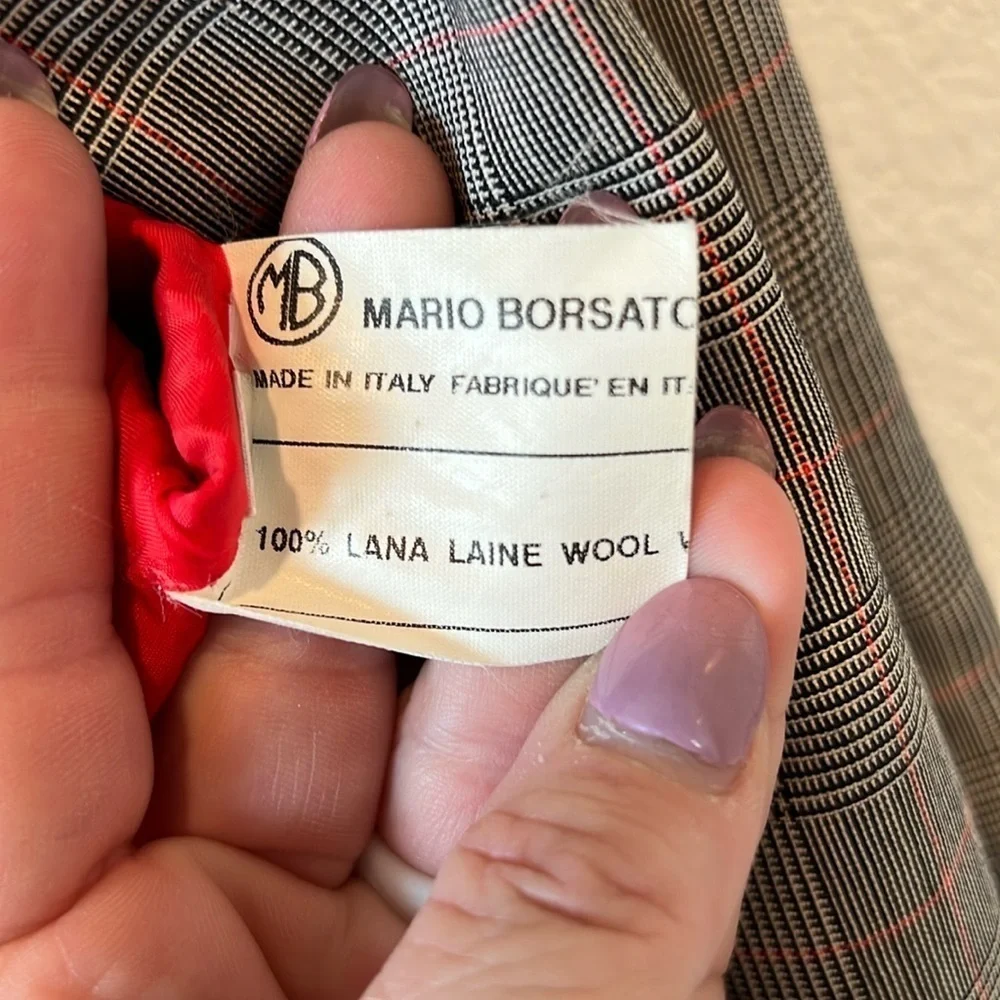 Women's Mario Borsato Couture Vintage Blazer Size 40 - Picture 3 of 7